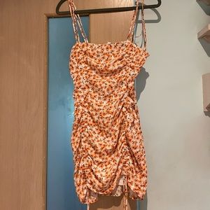 new scrunch dress on the sides